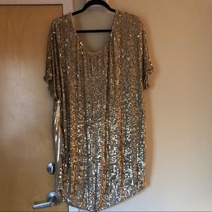 VINCE sequin dress size Large